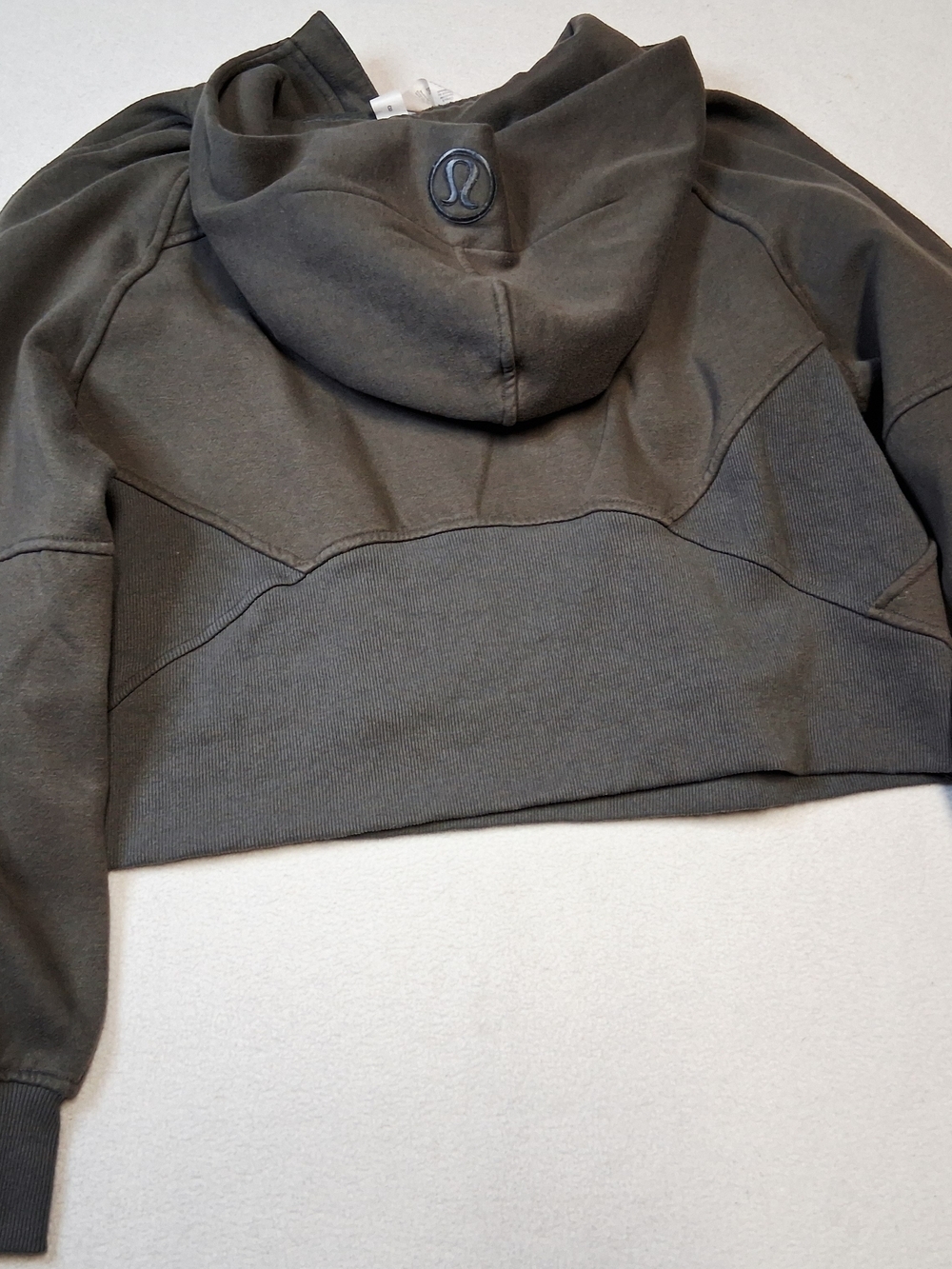 lululemon athletica Women's Half-Zip Hooded Sweater - Charcoal - Picture 9 of 9